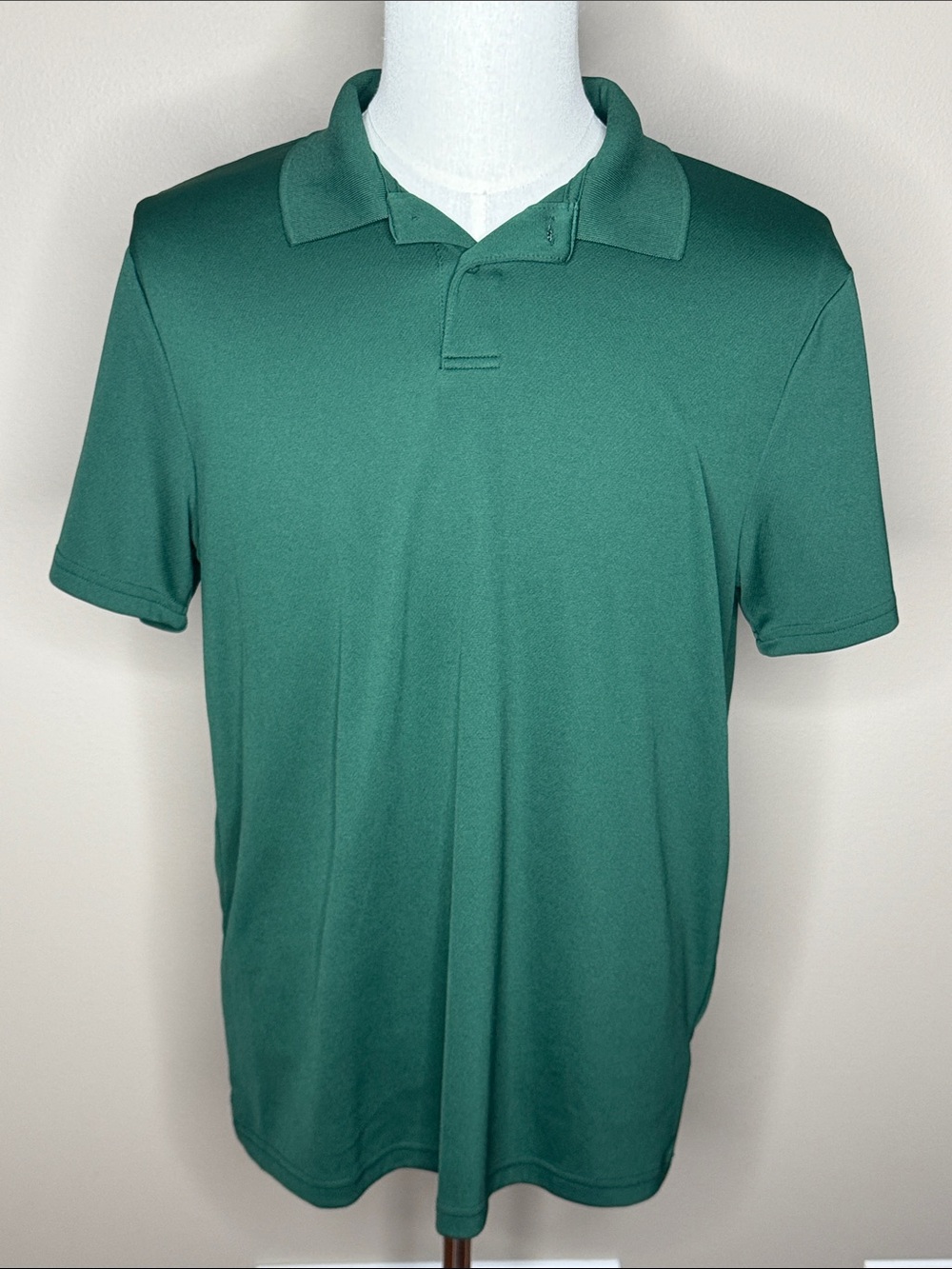 Old Navy Go-Dry mens green short sleeve polo shirt size L.